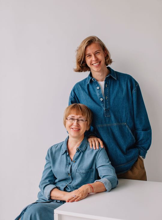 Picture of Liz and her Son.